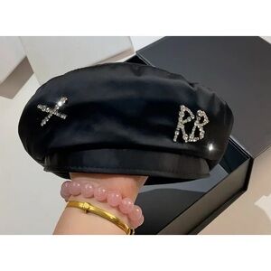 Newsboy  Beret Designed Rhinestone Fashion Retro Hat